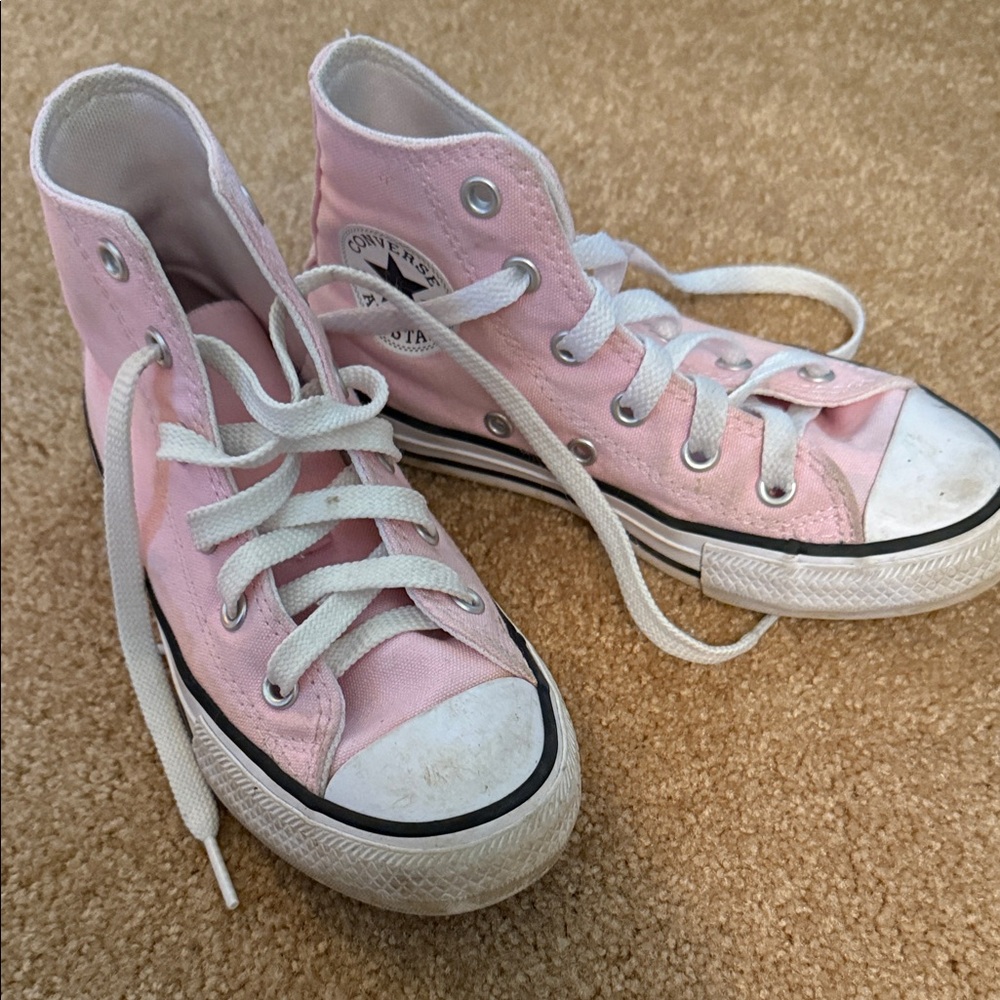 Converse Kids Pink High-Top Sneakers